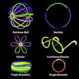 Fun & Interactive Glowing Sticks (158 Pcs)