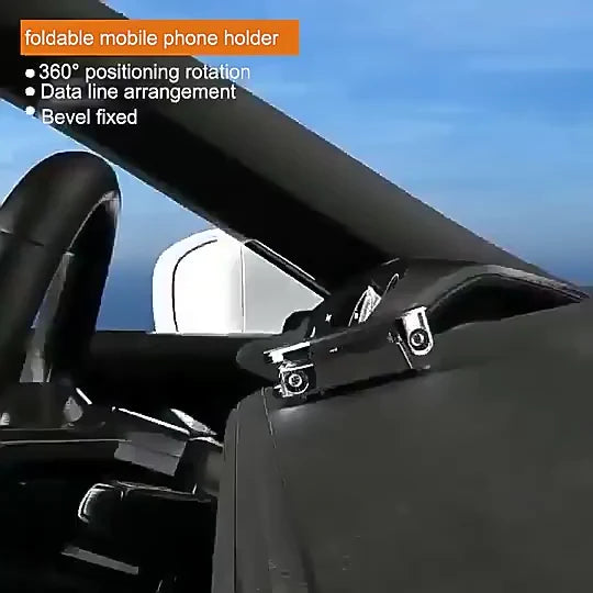 Alloy Folding Magnetic Car Phone Holder