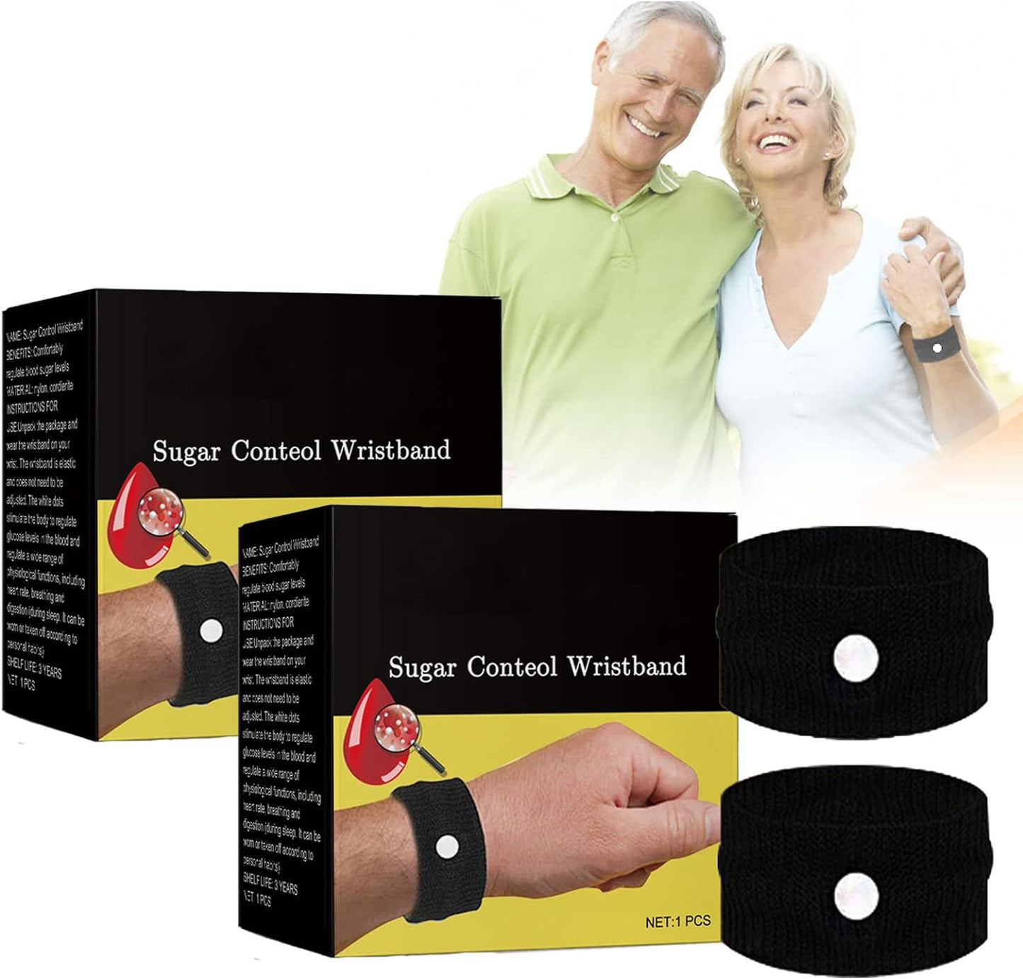 Sugar Sentry Wristband – Glucose Guard Pro (Buy 1 Get 1 Free | 30% OFF)