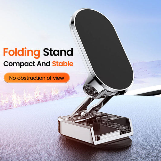 Alloy Folding Magnetic Car Phone Holder