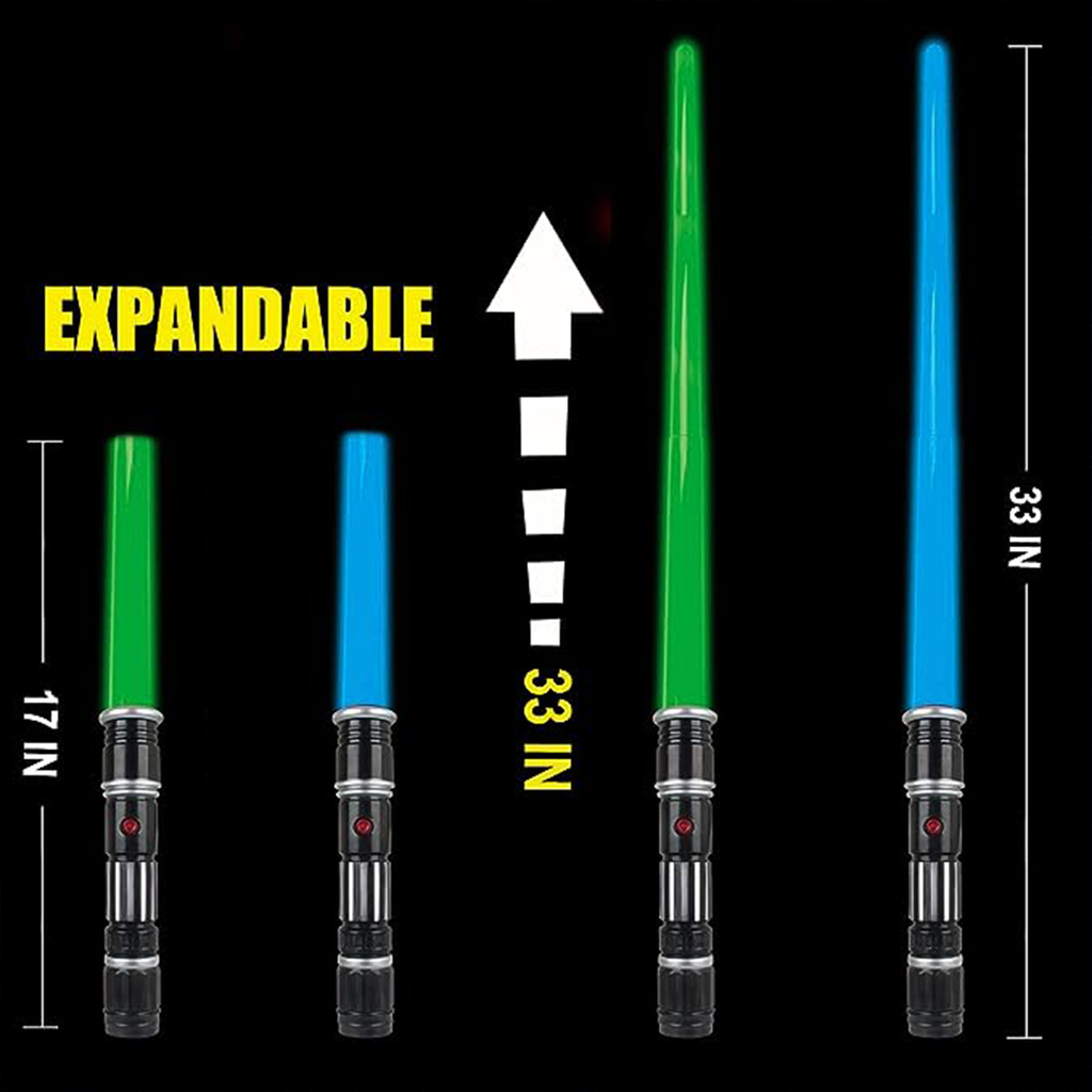 Laser Expandable Sword with FX Sound Effects